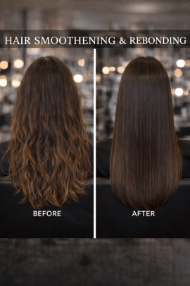 Hair Smoothening & Rebonding